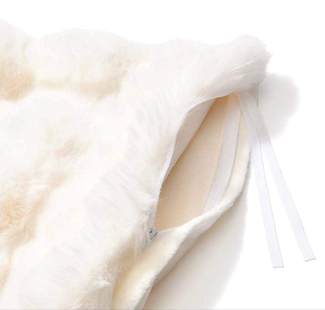 WARMY ポコモコファー 掛け布団カバー セミダブル ホワイト