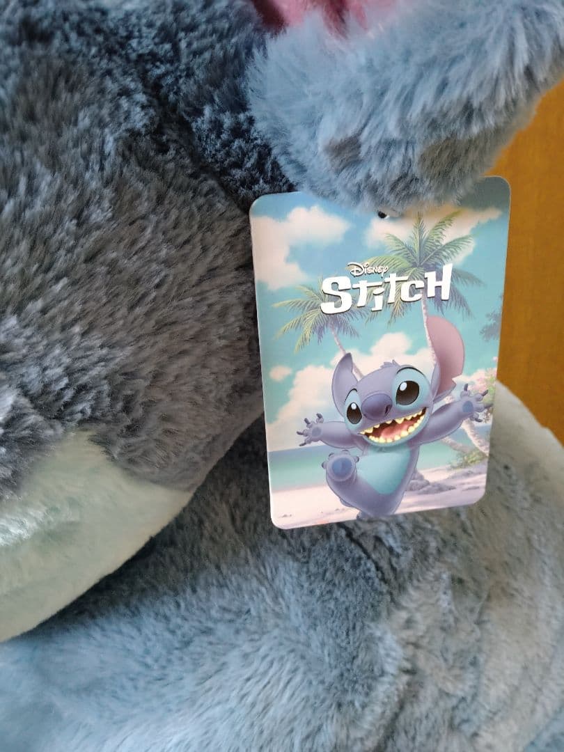 新品 タグ付き スティッチ コストコ 特大 ぬいぐるみ ブランケット付き