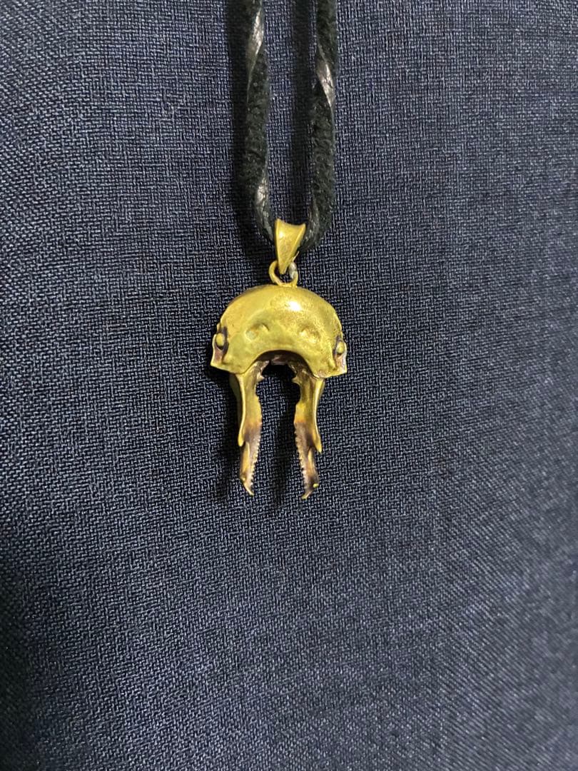 オウゴンオニクワガタ　ネックレス