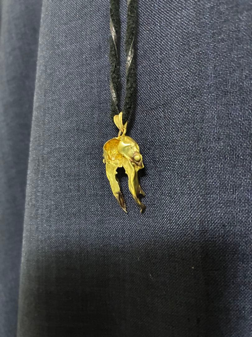 オウゴンオニクワガタ　ネックレス