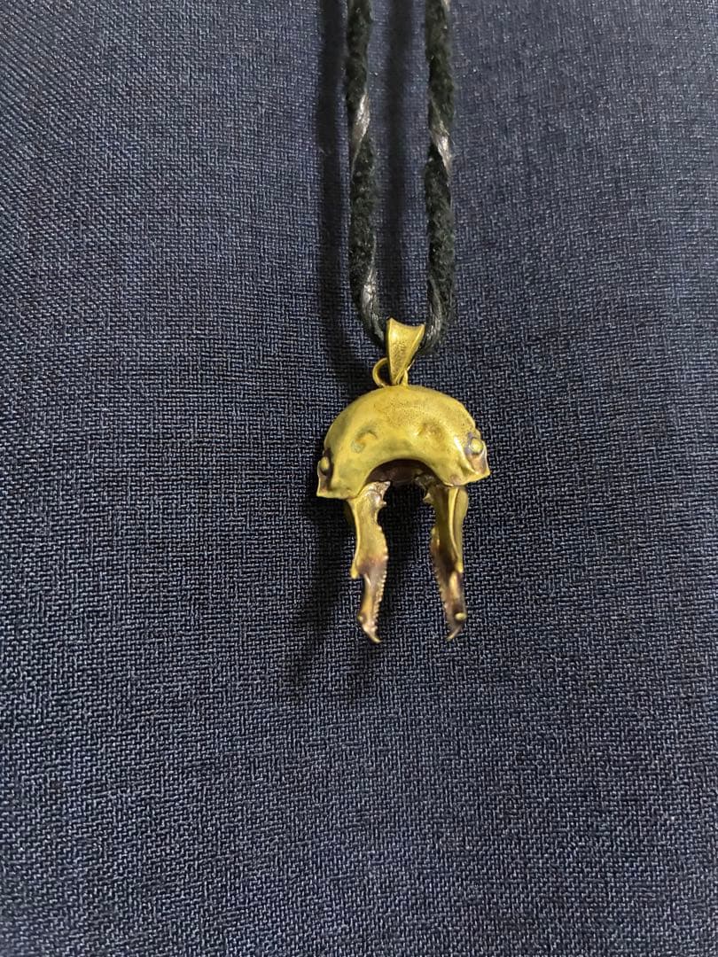 オウゴンオニクワガタ　ネックレス