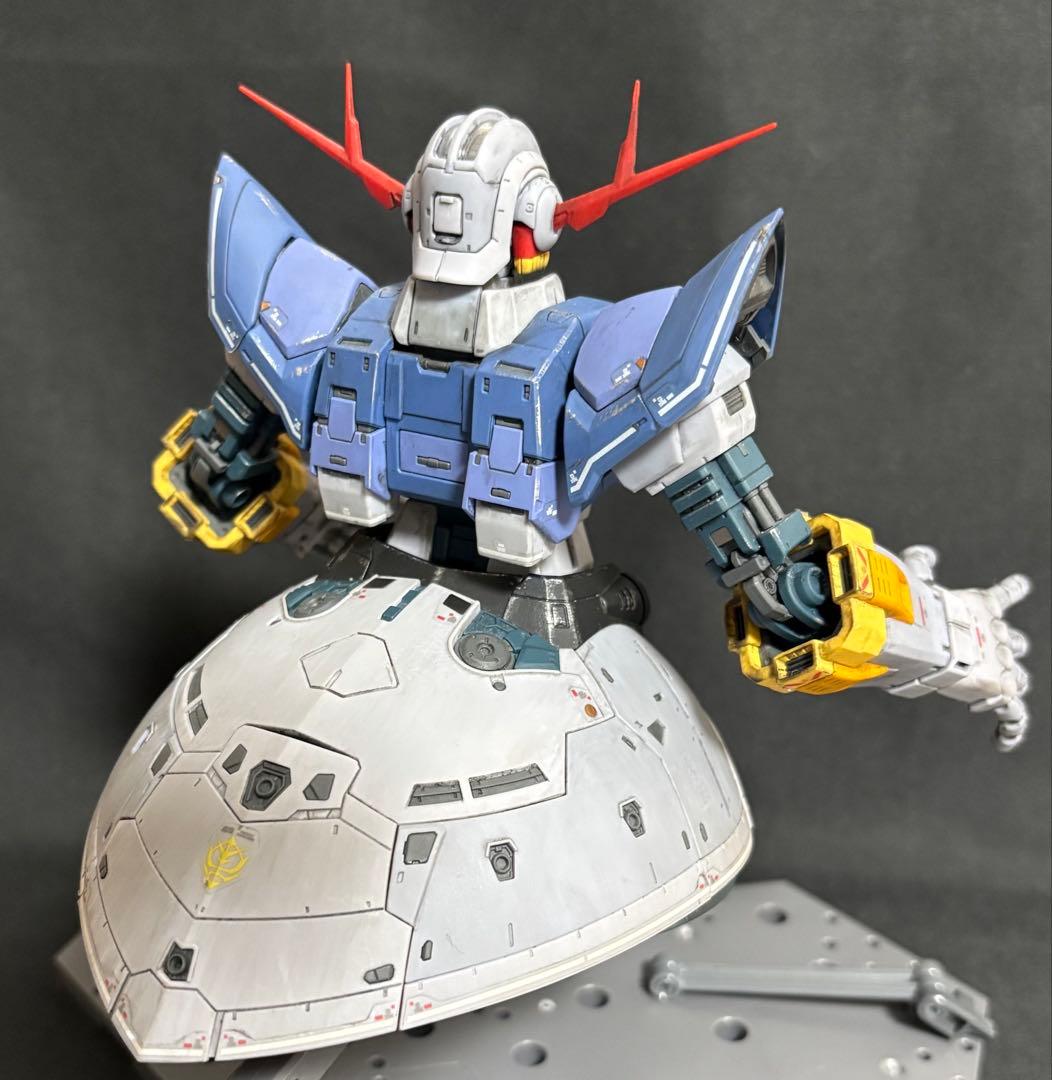 RGジオング完成品 （部分塗装・ウェザリング仕上げ） - メルカリ