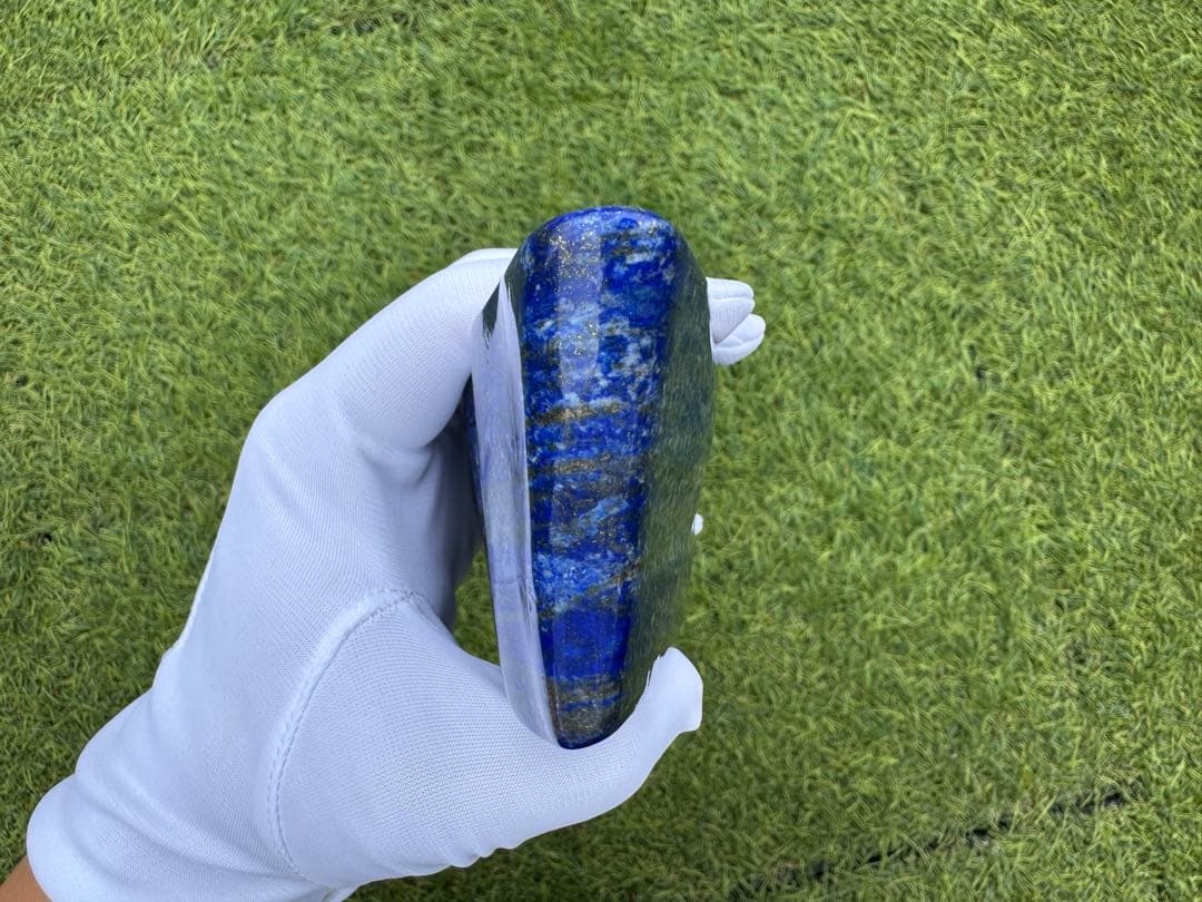 大型 ラピスラズリ 高品質 原石 磨き石 アフガニスタン産 鑑賞石 天然石