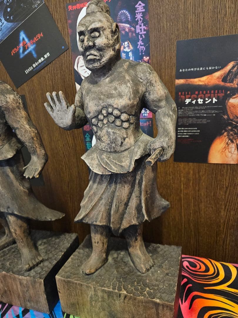 田舎仏金剛力士像 2体セット