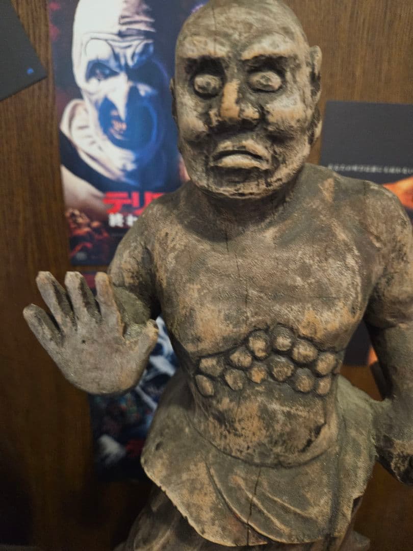 田舎仏金剛力士像 2体セット