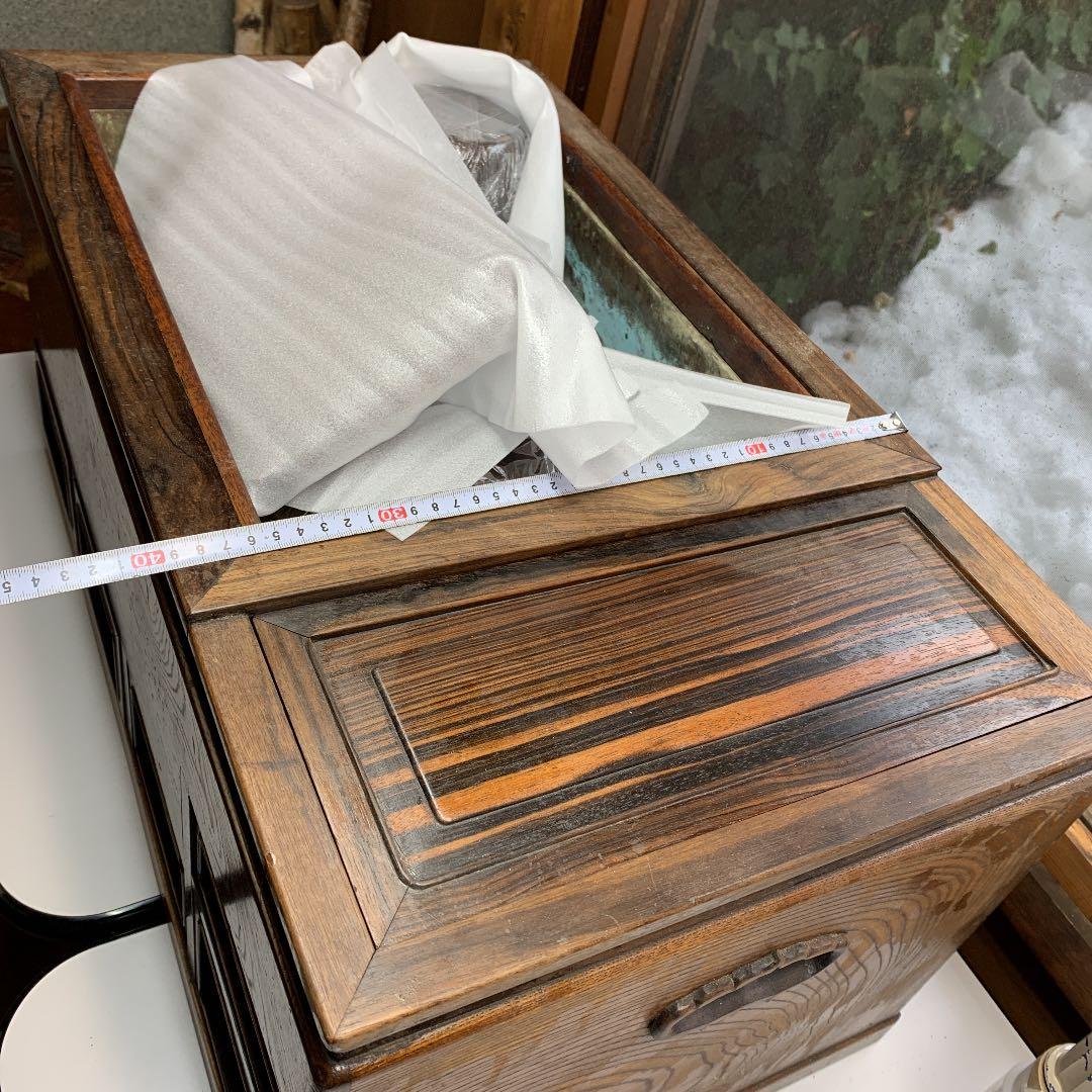 長火鉢03 レトロ　昭和のアンティーク暖　ビンテージ〈直接引き取り限定〉