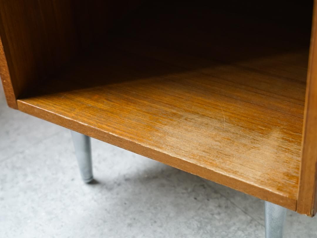 50-60's アンティーク 木製オープンシェルフ/収納 ミッドセンチュリー