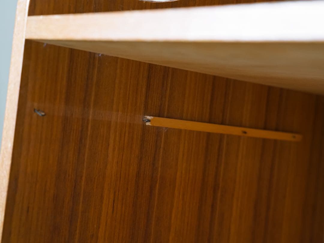 50-60's アンティーク 木製オープンシェルフ/収納 ミッドセンチュリー