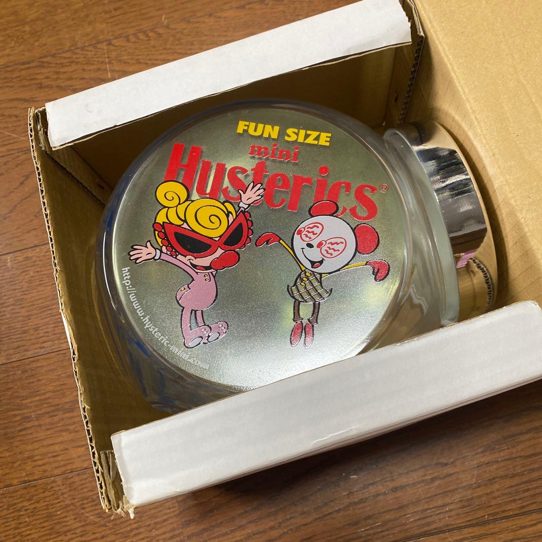 ヒスミニ新品ノベルティガラスキャニスター