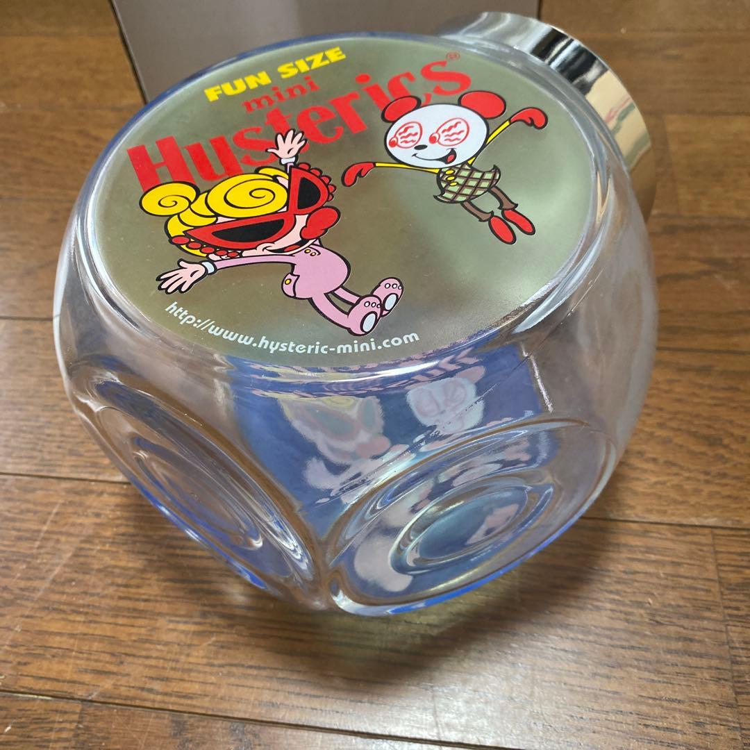 ヒスミニ新品ノベルティガラスキャニスター