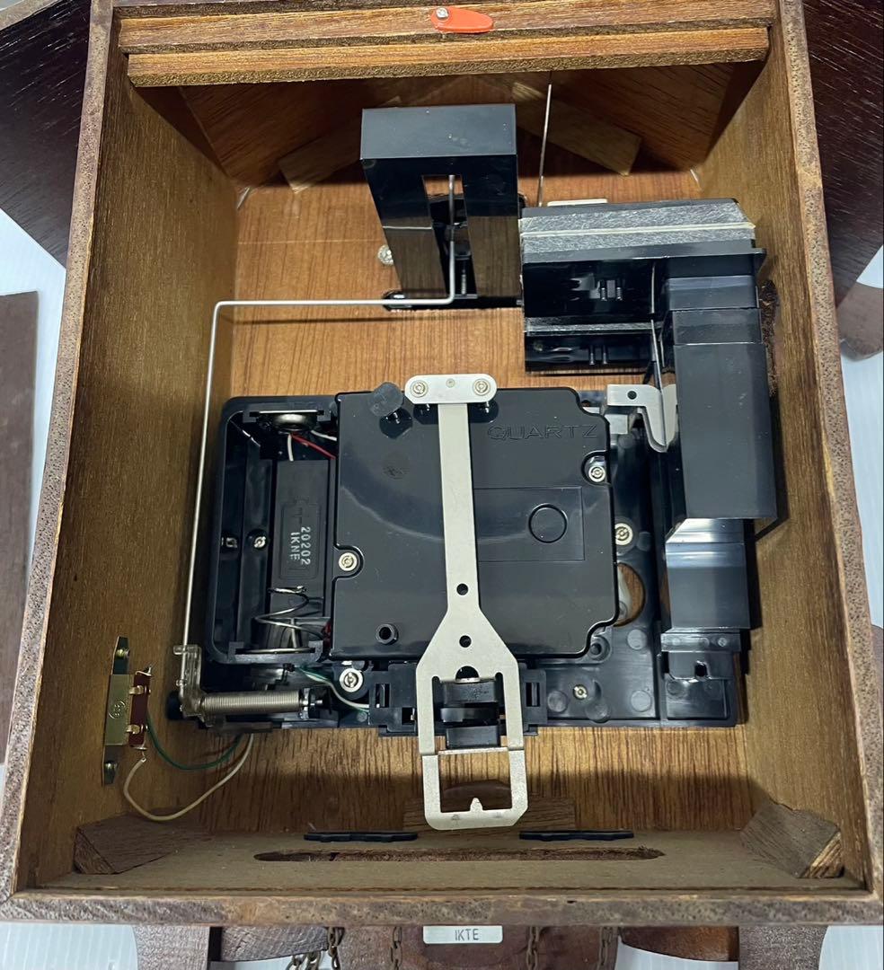 【SEIKO/セイコー】壁掛け時計　鳩時計　電池式　昭和レトロ