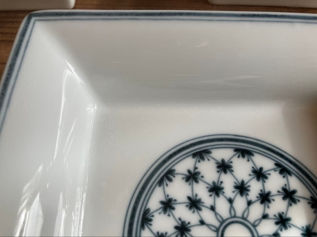 ジノリ　ミュージオクラシコ　15スクエアプレート×5