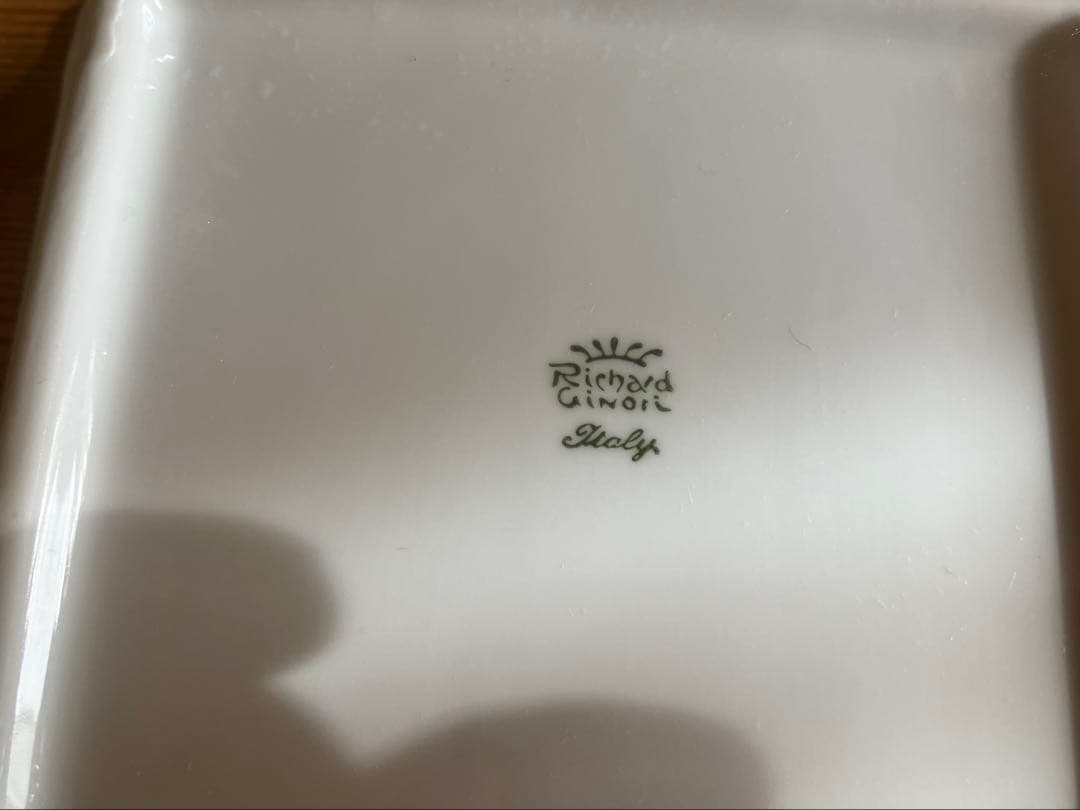 ジノリ　ミュージオクラシコ　15スクエアプレート×5