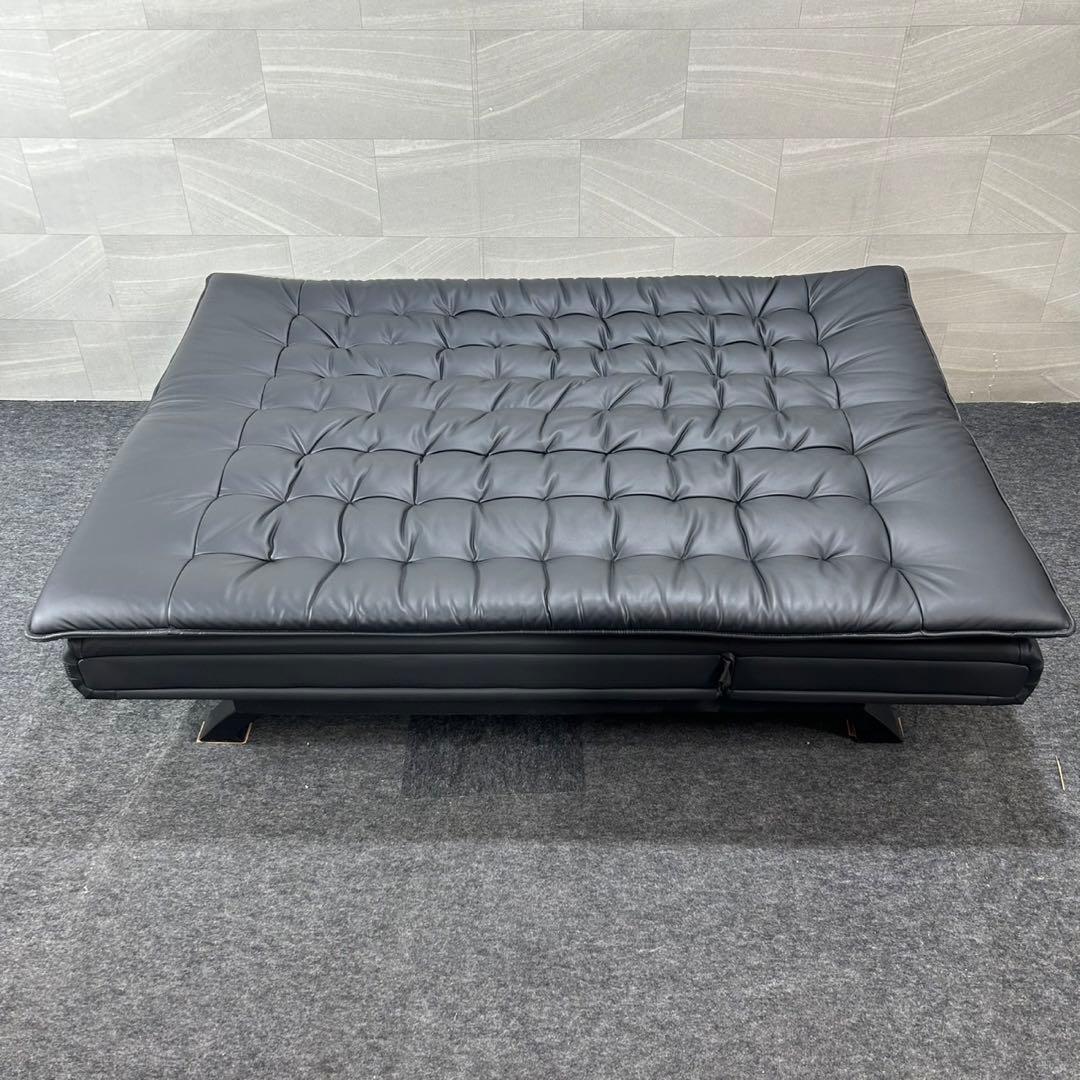 NITORI ソファベッド Nシールド ロック2 革張り おしゃれ d4256