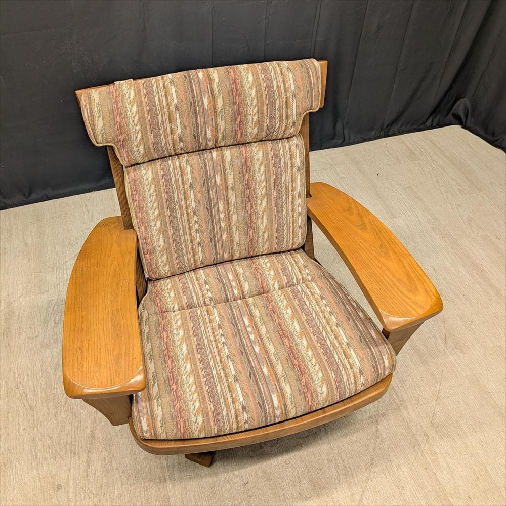 イーストウッド　回転式　アームチェア　一人掛け　シングルソファ　1P　チェア　A