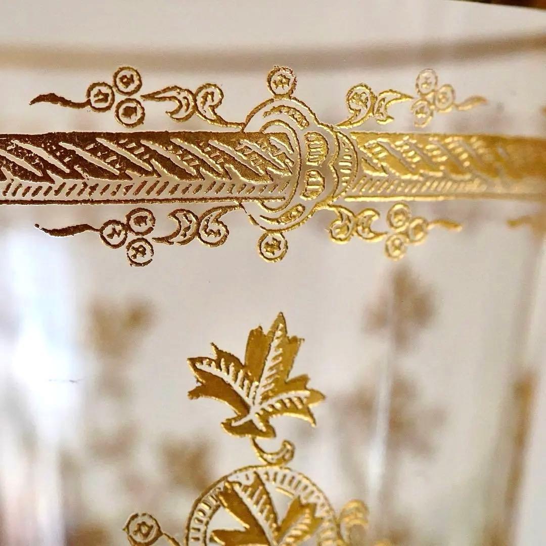 極希少☆24金彩オールドバカラBACCARATラファイエット ワイングラス