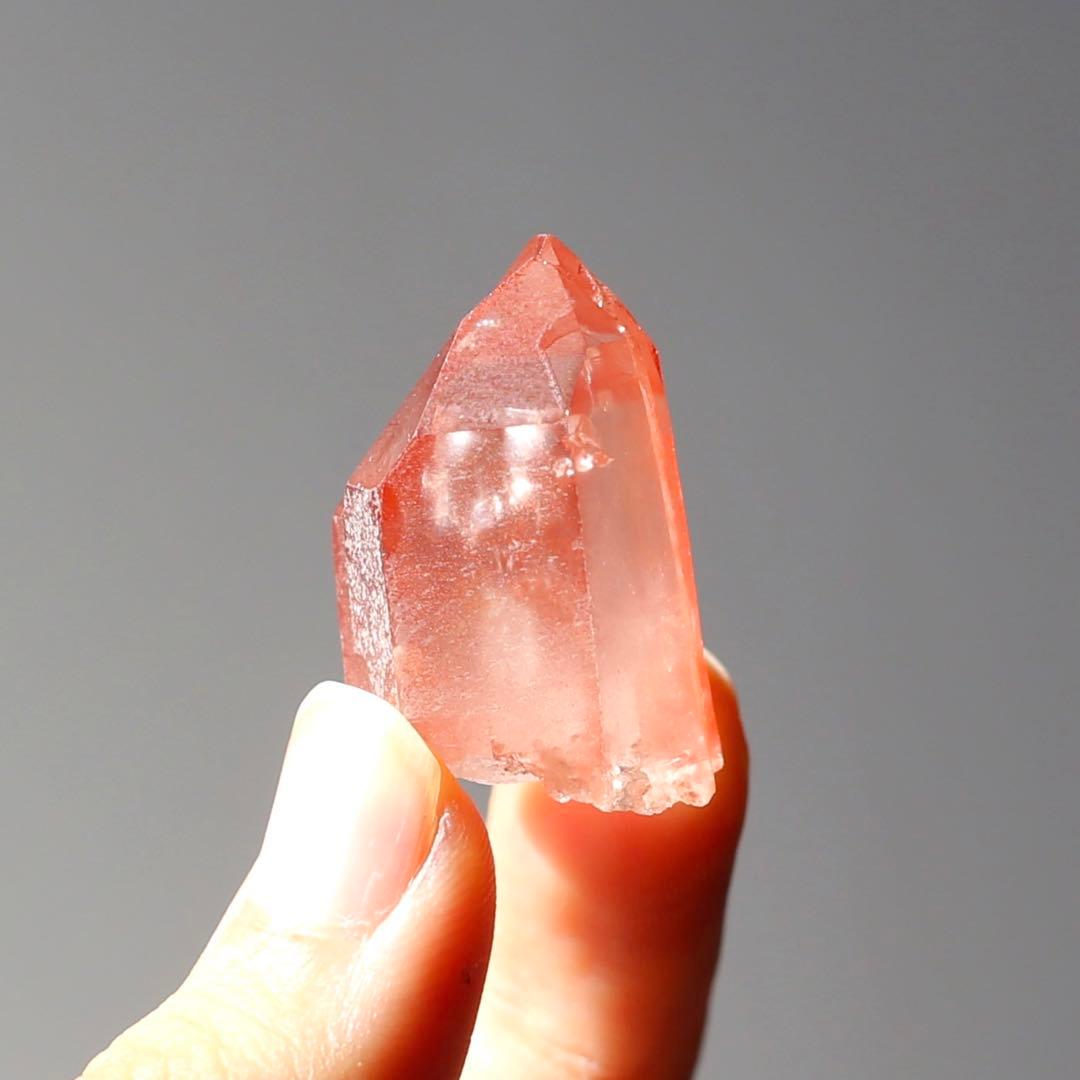 ソウルメイトツイン ディープピンクレムリアンシード 天然石 水晶 ツインレイ