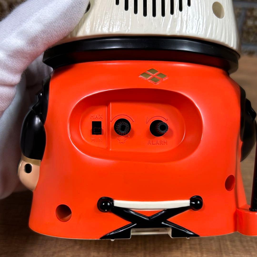 昭和レトロ 信玄くん 将軍 おしゃべり 目覚まし時計 シチズン 置き時計 日本製