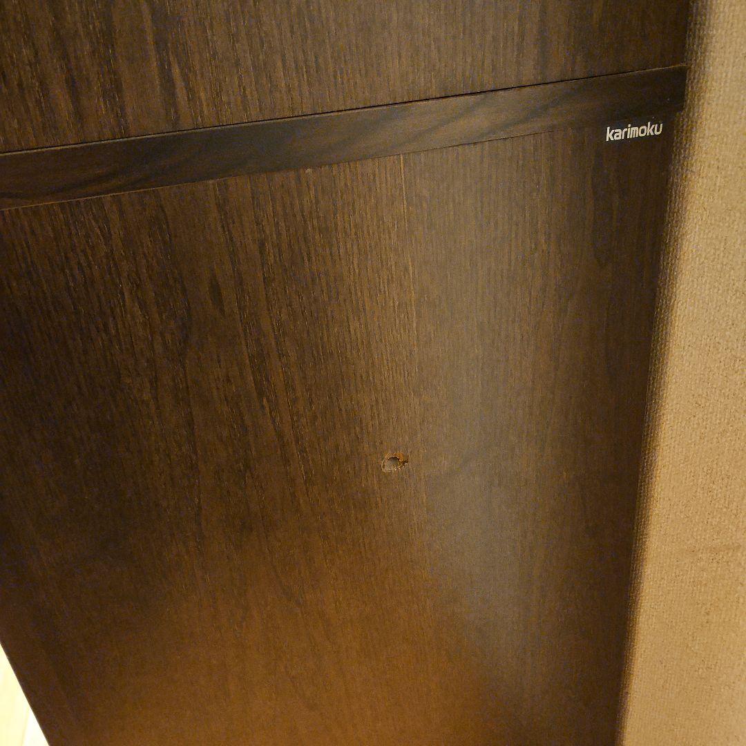 カリモク 食器棚 3枚扉