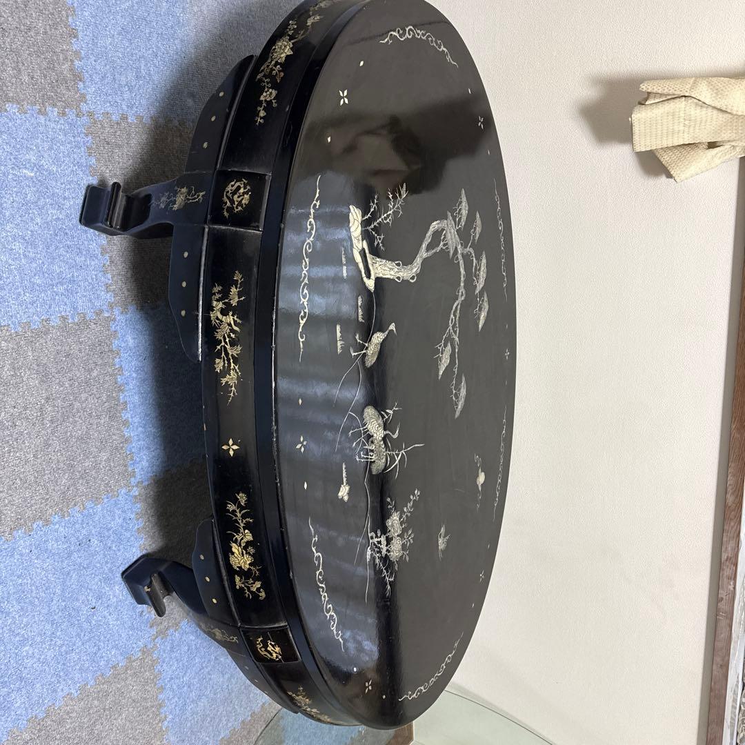 螺鈿　ローテーブル