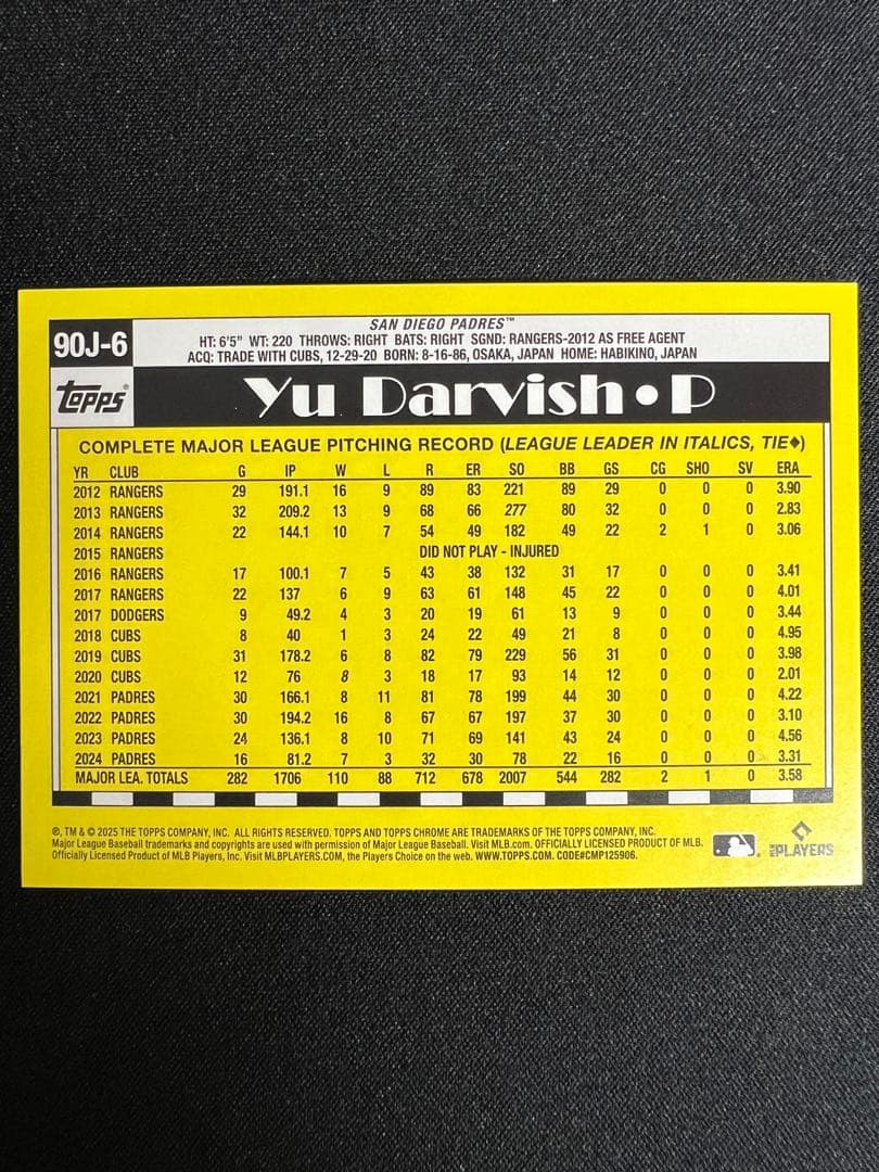 topps JAPAN edition ダルビッシュ 桜パラレル 5シリ - メルカリ