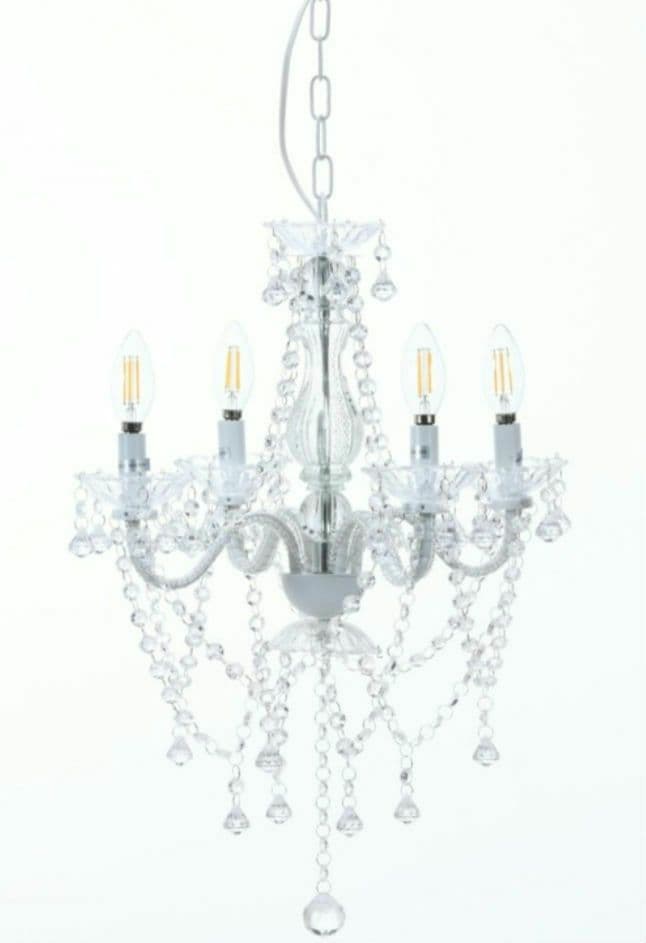 【新品　未使用】シャンデリア☆4灯