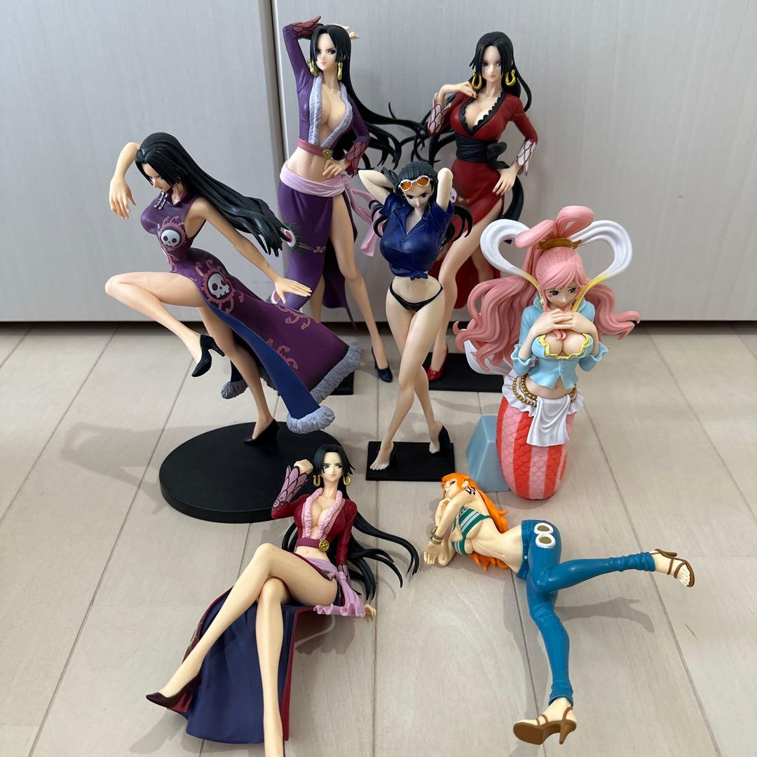 ワンピース ボアハンコック ナミ ロビン しらほし フィギュア セット