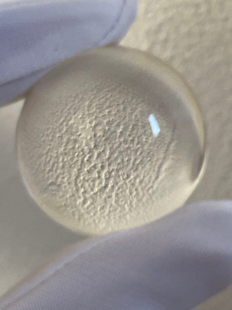 ④【鑑別書付き】天然ブラジル産 水晶 丸玉 約29mm 200.75ct