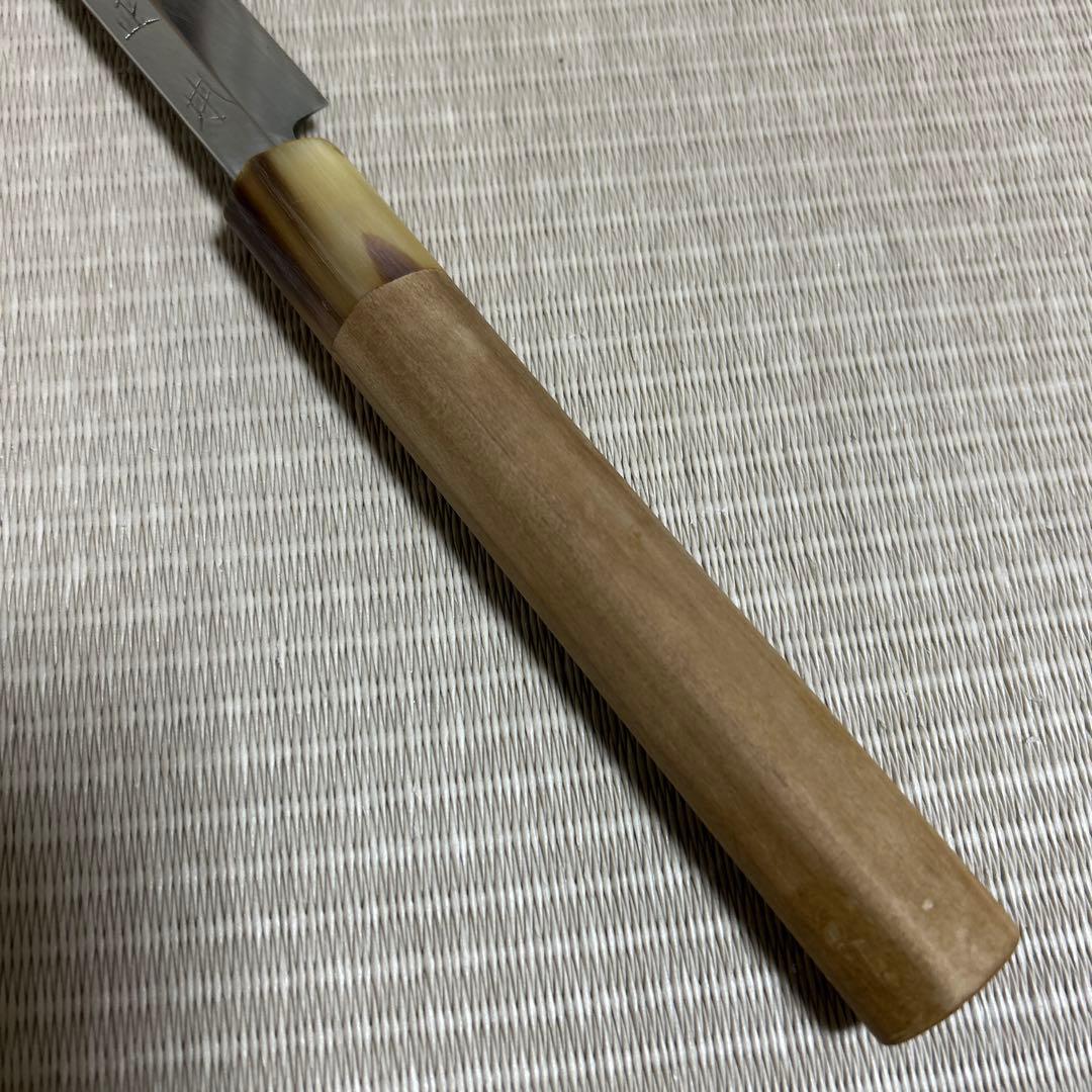 たこ引き　柳刃　包丁　和包丁　正本　白鋼　霞　蛸引　刺身包丁　白水牛柄