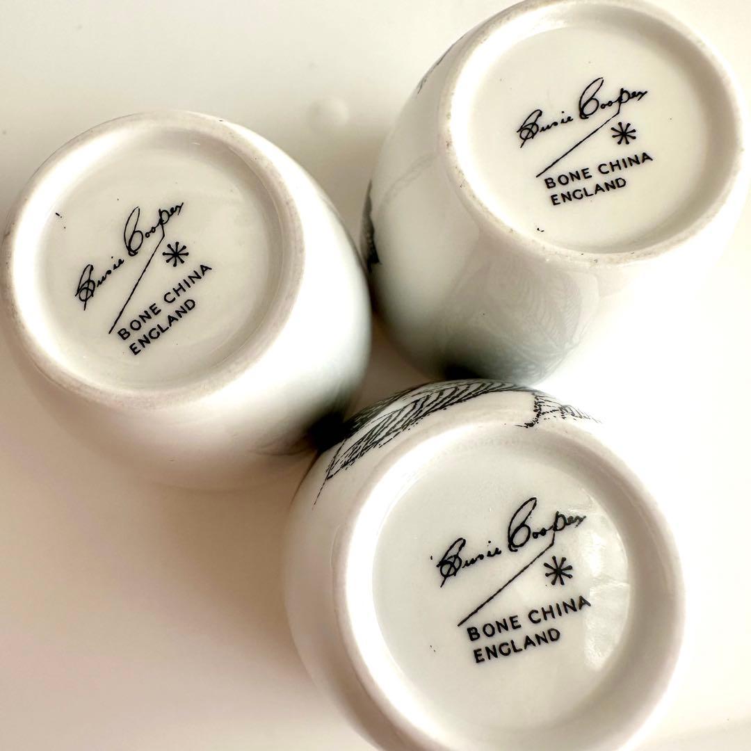 007 スージークーパー　ブラックフルーツ3個セット　エッグカップ