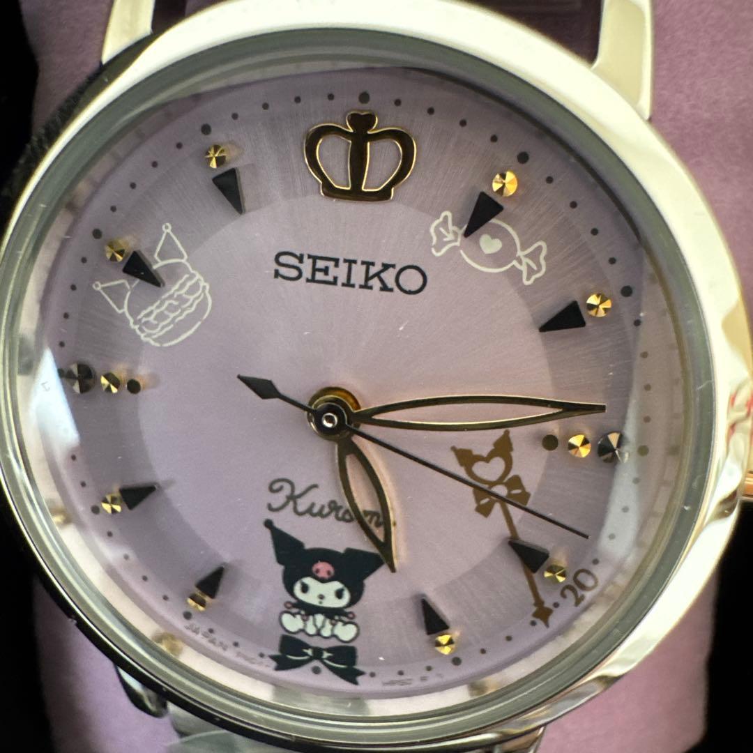 SEIKO Kuromi デザイン時計 コラボウォッチ クロミ 20周年 M - メルカリ