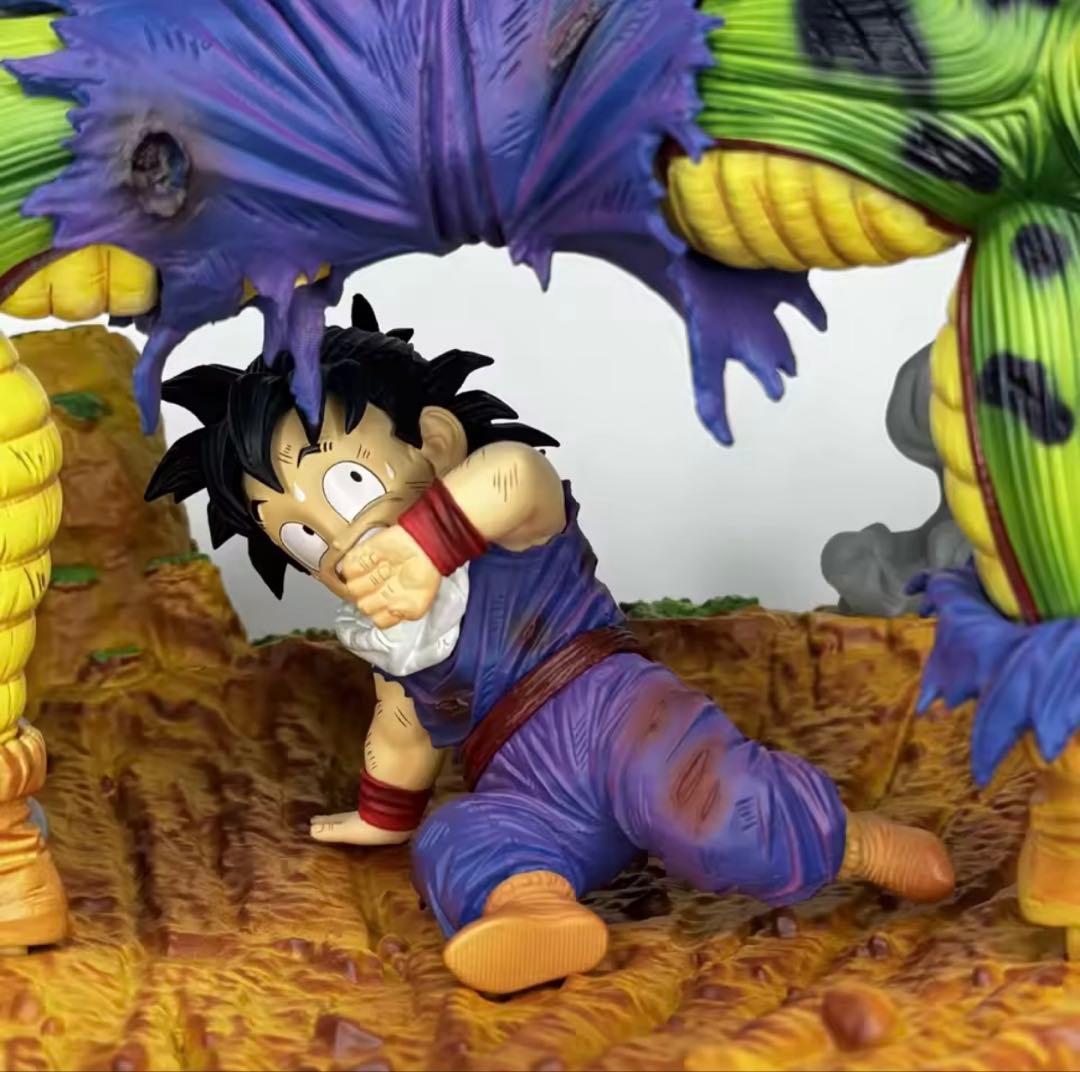 ドラゴンボールZ ピッコロ＆孫悟飯 名シーン フィギュア 岩台座付き