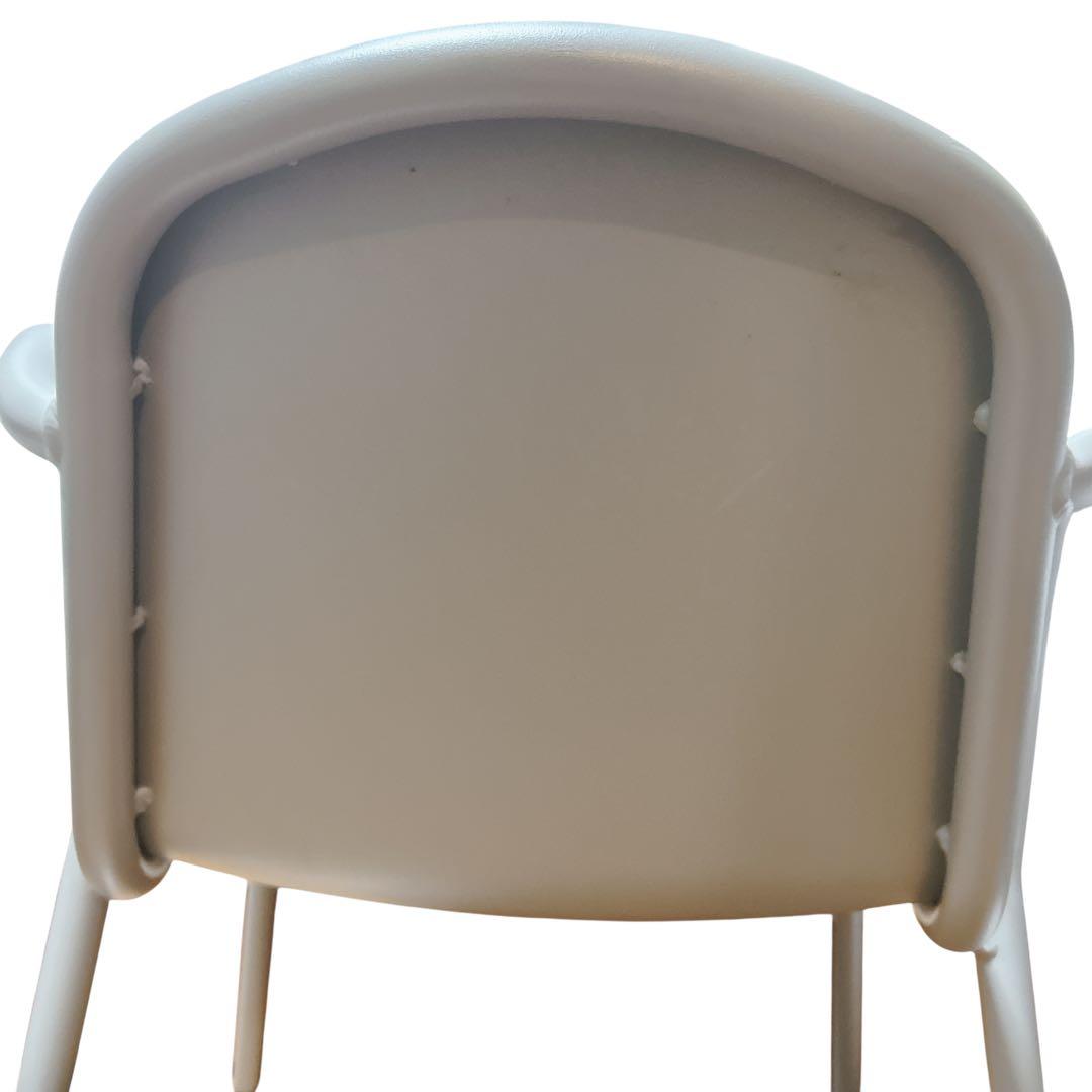 希少】②IKEA TUNHOLMEN ガーデンチェア 2脚グレー スタッキング