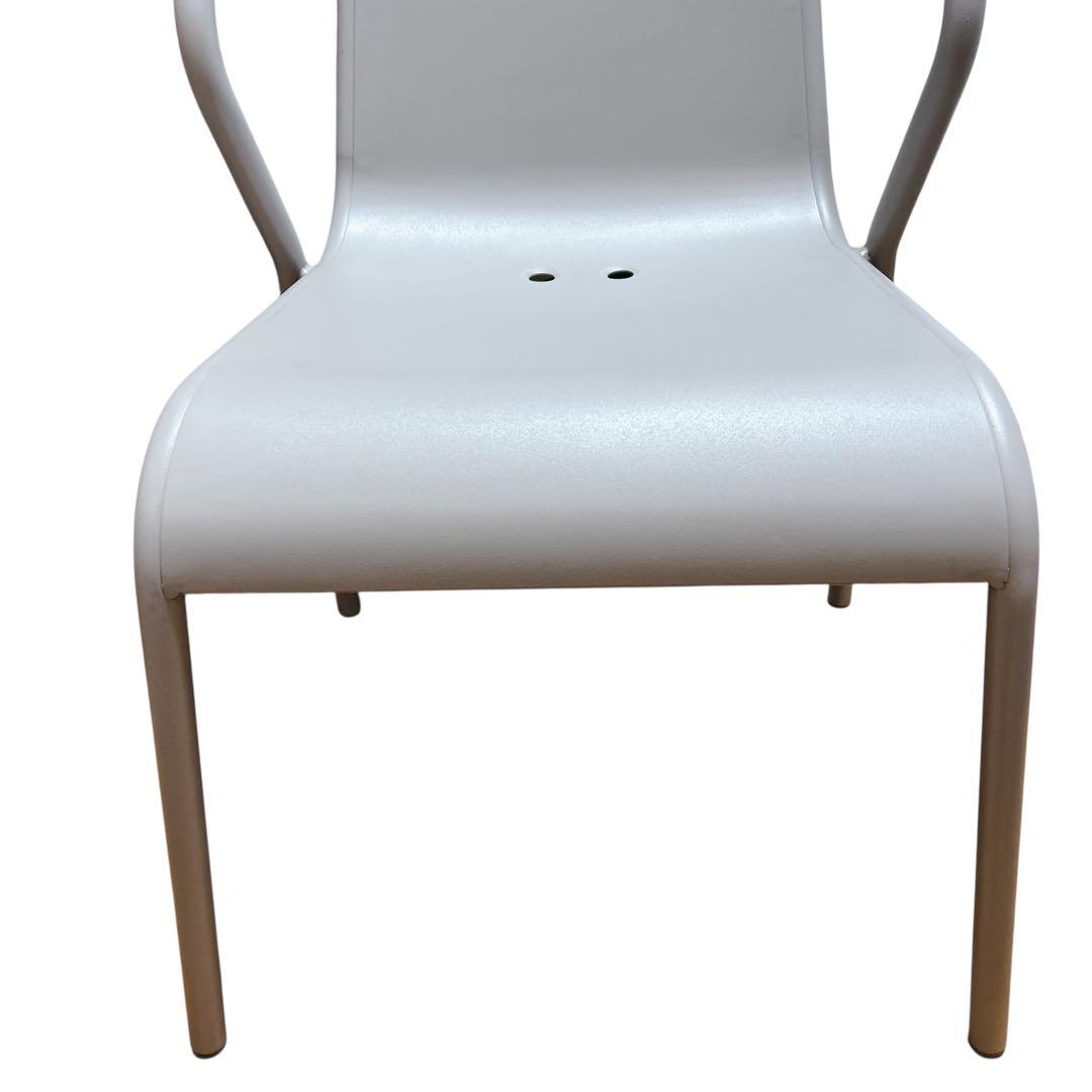 希少】②IKEA TUNHOLMEN ガーデンチェア 2脚グレー スタッキング