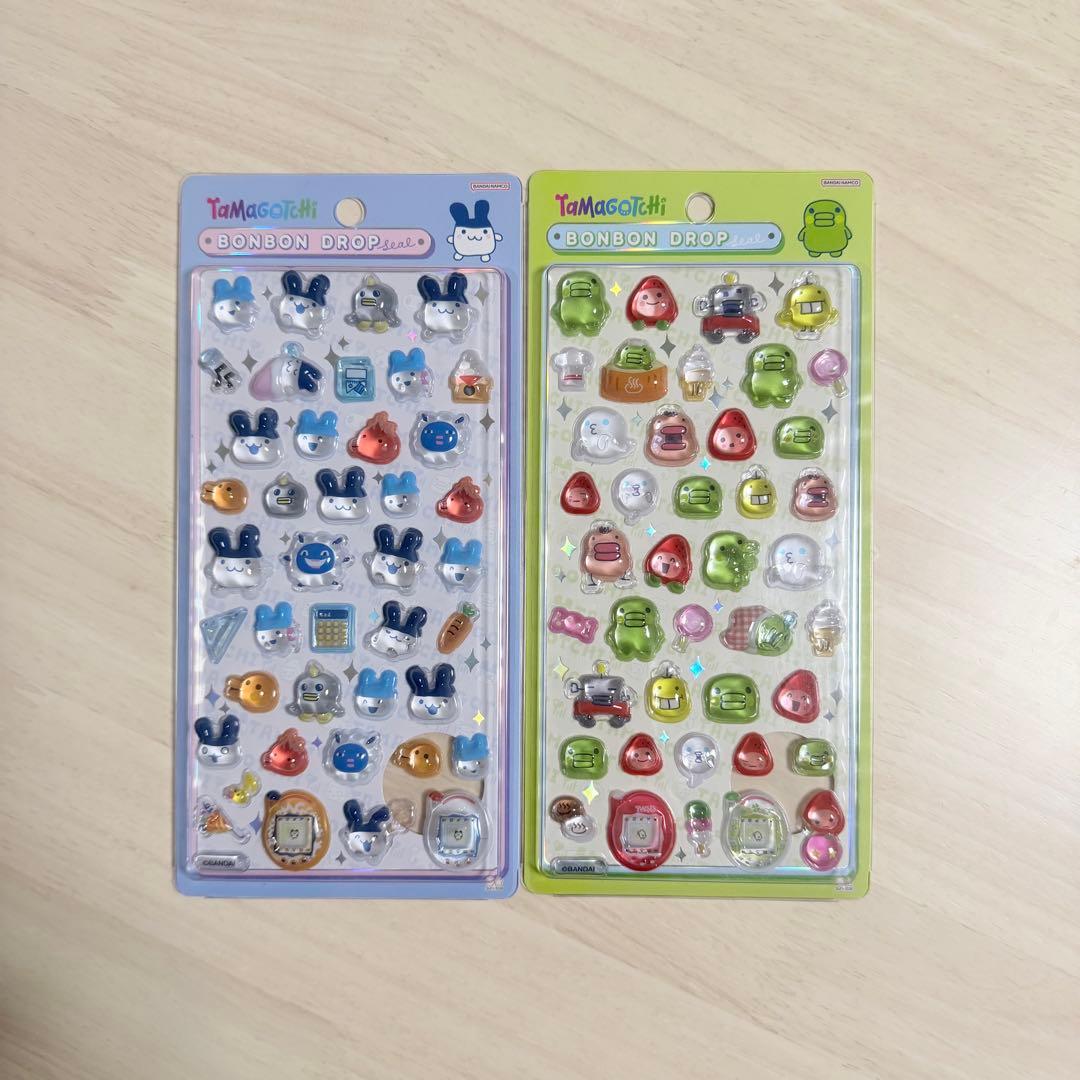 国内正規品】ボンボンドロップシール たまごっち 4種コンプリート