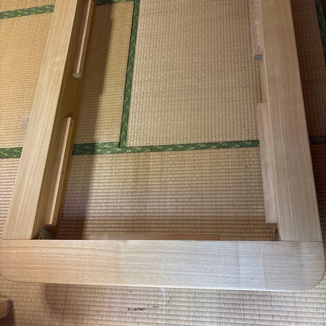 キツツキマーク　飛騨産業　木製すのこベッドフレーム