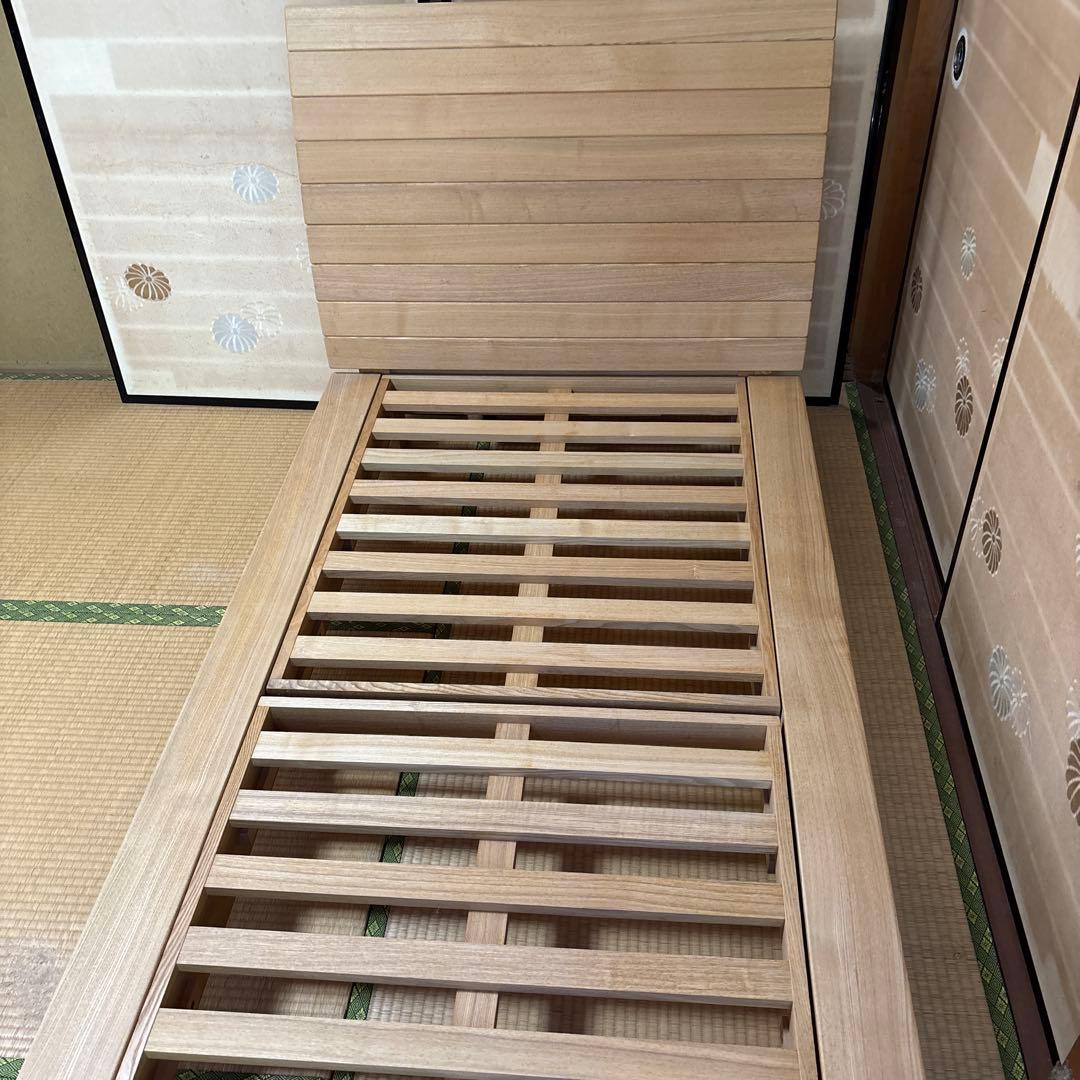 キツツキマーク　飛騨産業　木製すのこベッドフレーム
