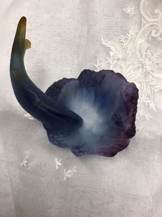 Daum ドーム　フランス　ガラス　魚のトレー