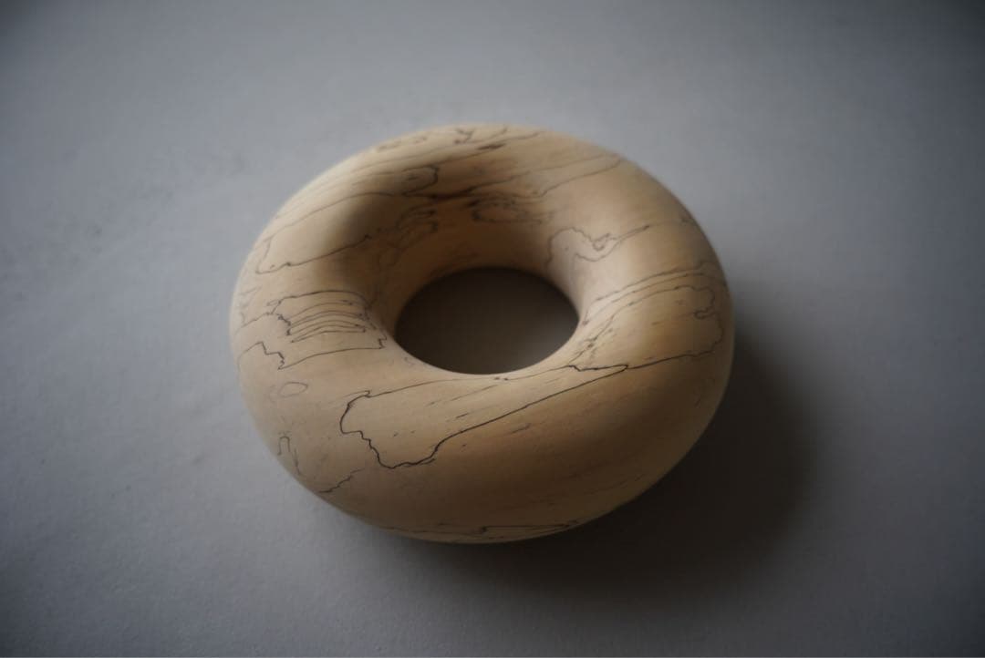 YAECA吉川和人 木工オブジェ 円 円相 ドーナツアーツアンドサイエンス