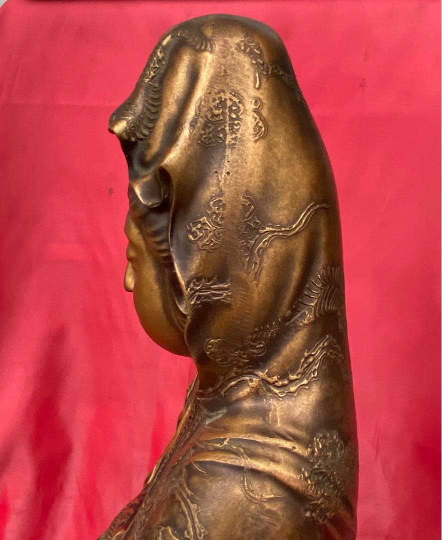 仏像 古美術 骨董 銅製観音菩薩 観世音菩薩 観自在菩薩 救世菩薩 コレオーク品
