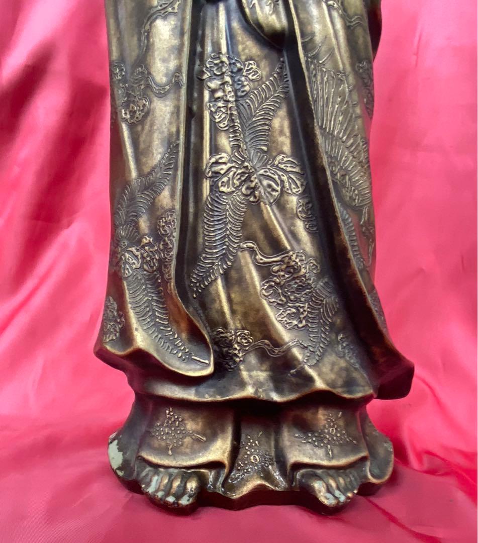 仏像 古美術 骨董 銅製観音菩薩 観世音菩薩 観自在菩薩 救世菩薩 コレオーク品