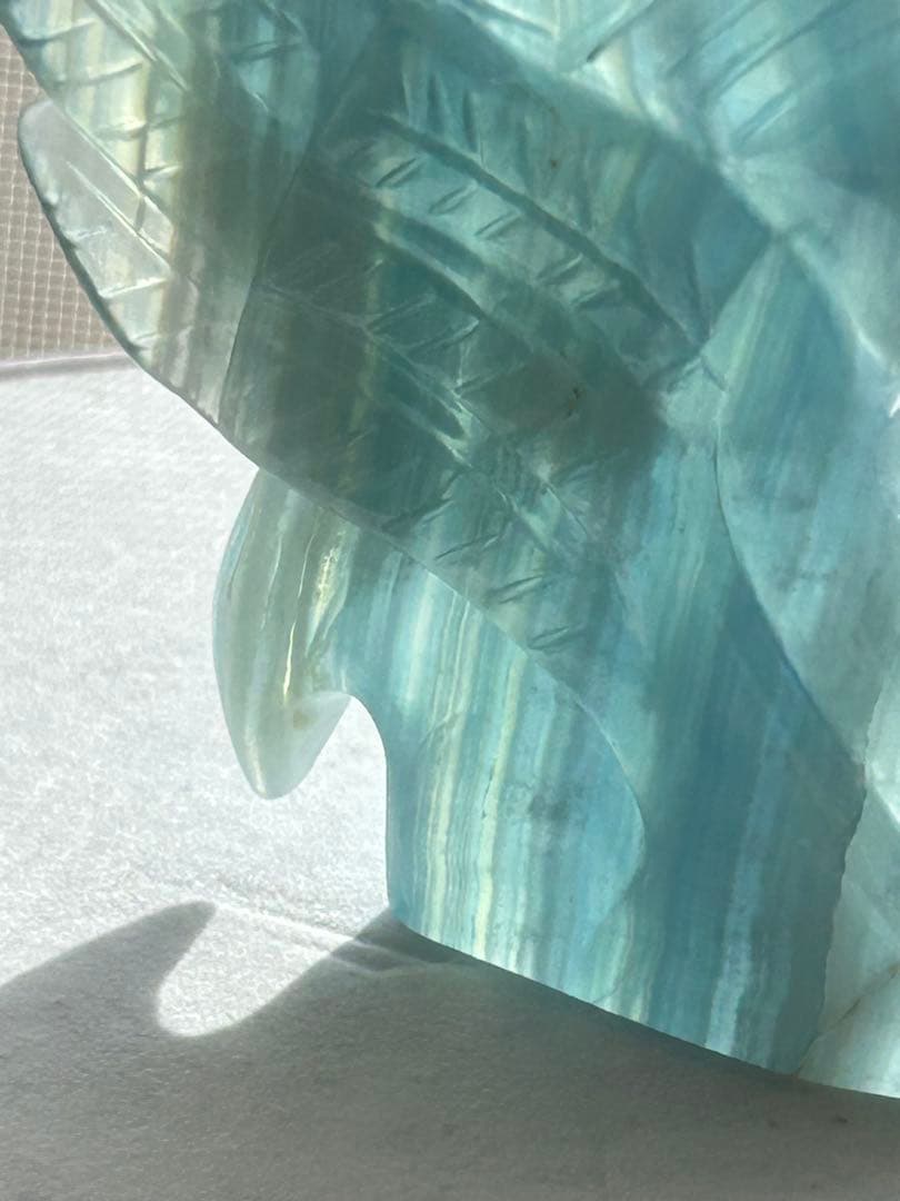 専用ブルーオニキス　ユニコーン　置物