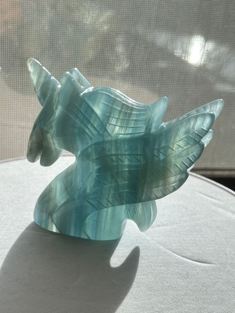 専用ブルーオニキス　ユニコーン　置物