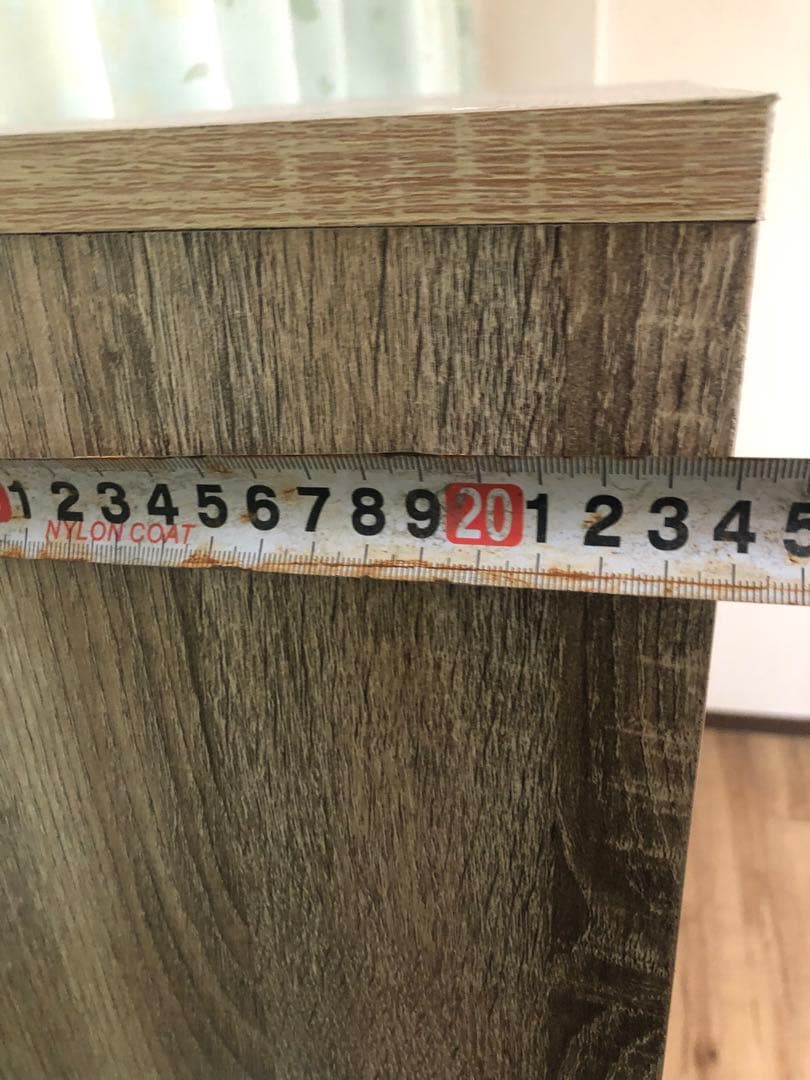 ライトウッド調オープンシェルフ