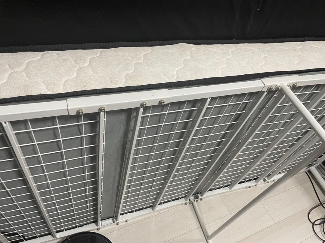 ベッドフレーム パイプ 軽量 組み立て簡単 頑丈 シングル