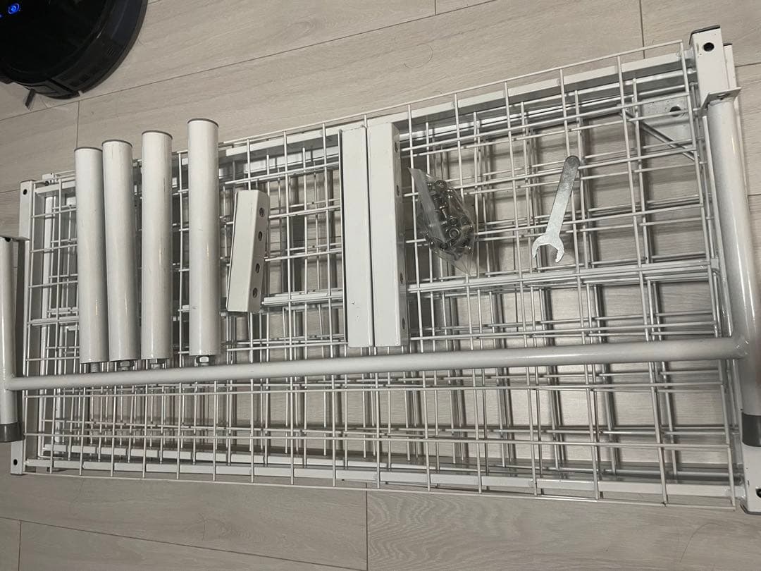 ベッドフレーム パイプ 軽量 組み立て簡単 頑丈 シングル