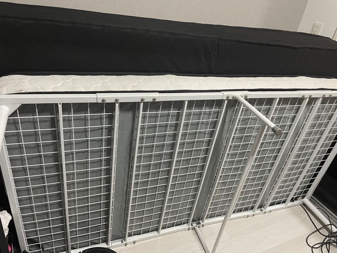 ベッドフレーム パイプ 軽量 組み立て簡単 頑丈 シングル