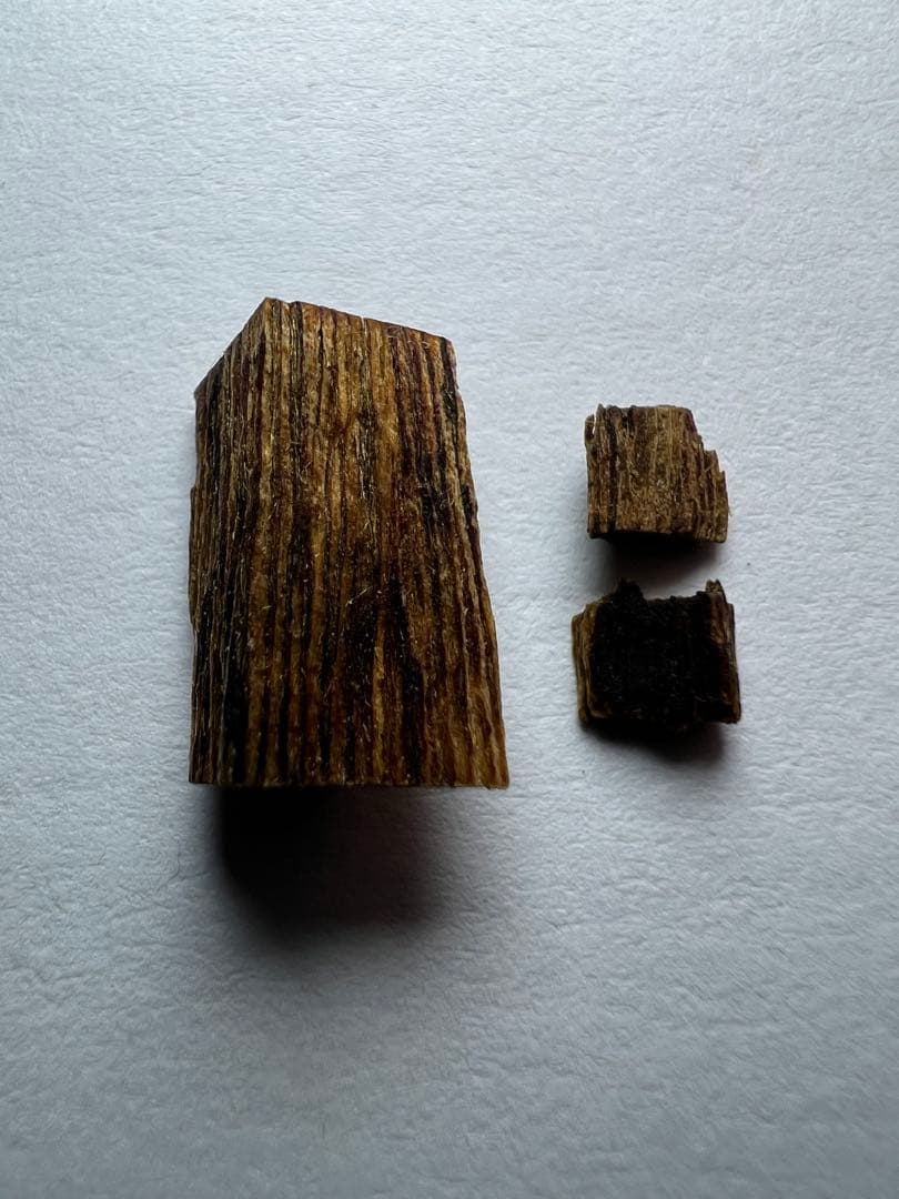 古渡命銘木 名香　酒井雅樂頭銘　伽羅　銘【文合】0.390g 香木/沈香/伽羅