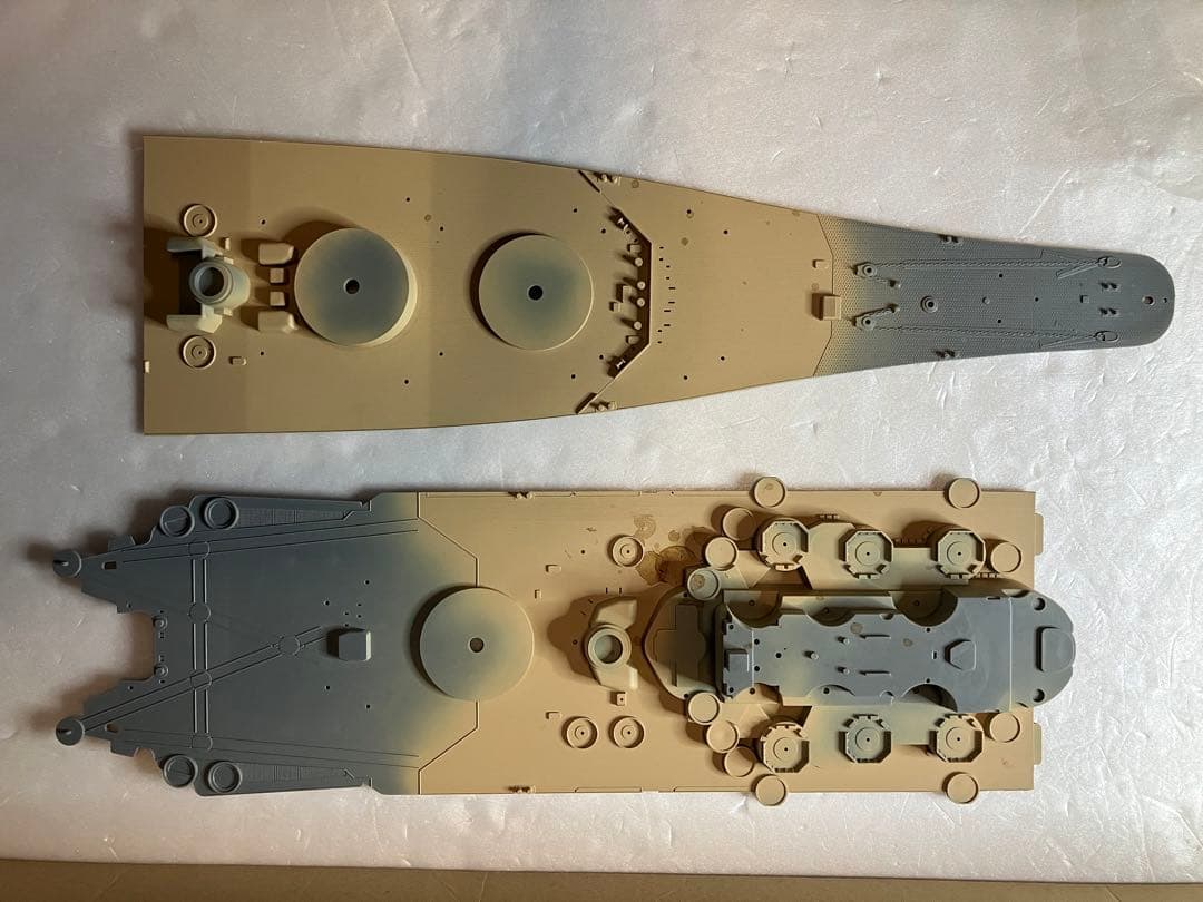 タミヤ1/350 武蔵 モーターライズ仕様