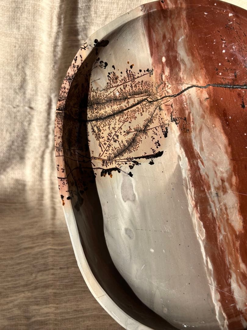 【ピクチャー ジャスパー】デンドリティック トレイ/ -One Tree-